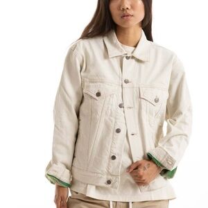 Ralph Lauren Polo Sport Cream Jean Jacket Size XL